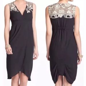 MEADOW RUE Tulip Dress Embroidered Vintage Look